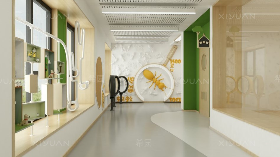 幼兒園走廊設(shè)計(jì)案例效果圖