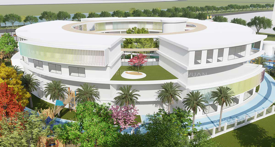 幼兒園建筑設(shè)計效果圖
