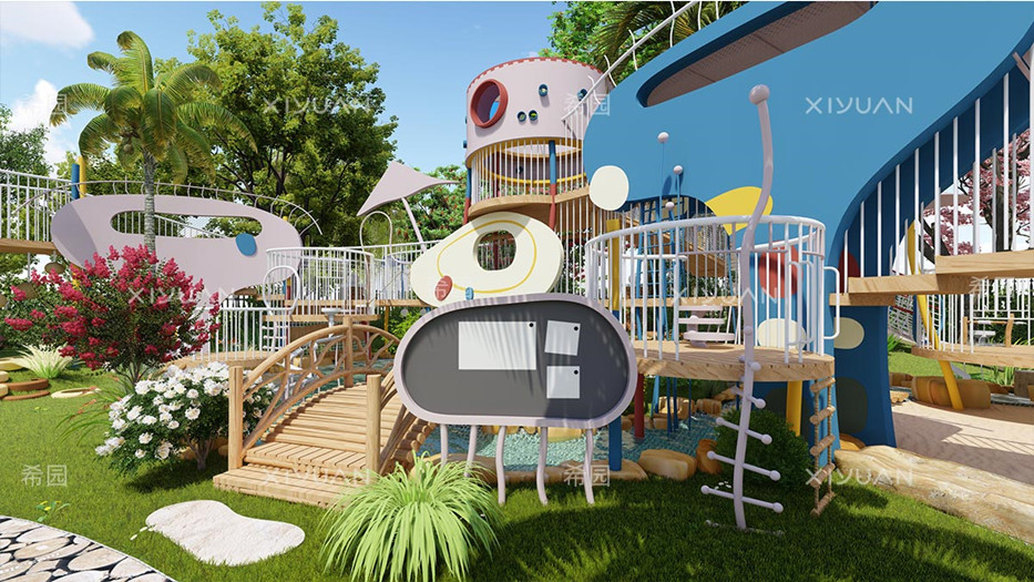 幼兒園場(chǎng)地設(shè)計(jì)裝修效果圖